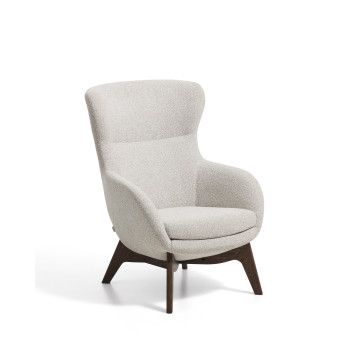 Adiran armchair in thick chenille