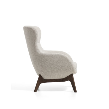 Adiran armchair in thick chenille