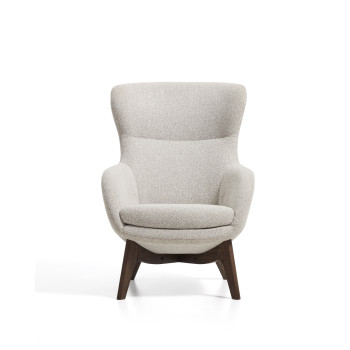 Adiran armchair in thick chenille
