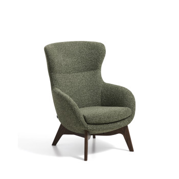 Adiran armchair in thick chenille