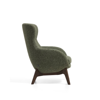 Adiran armchair in thick chenille