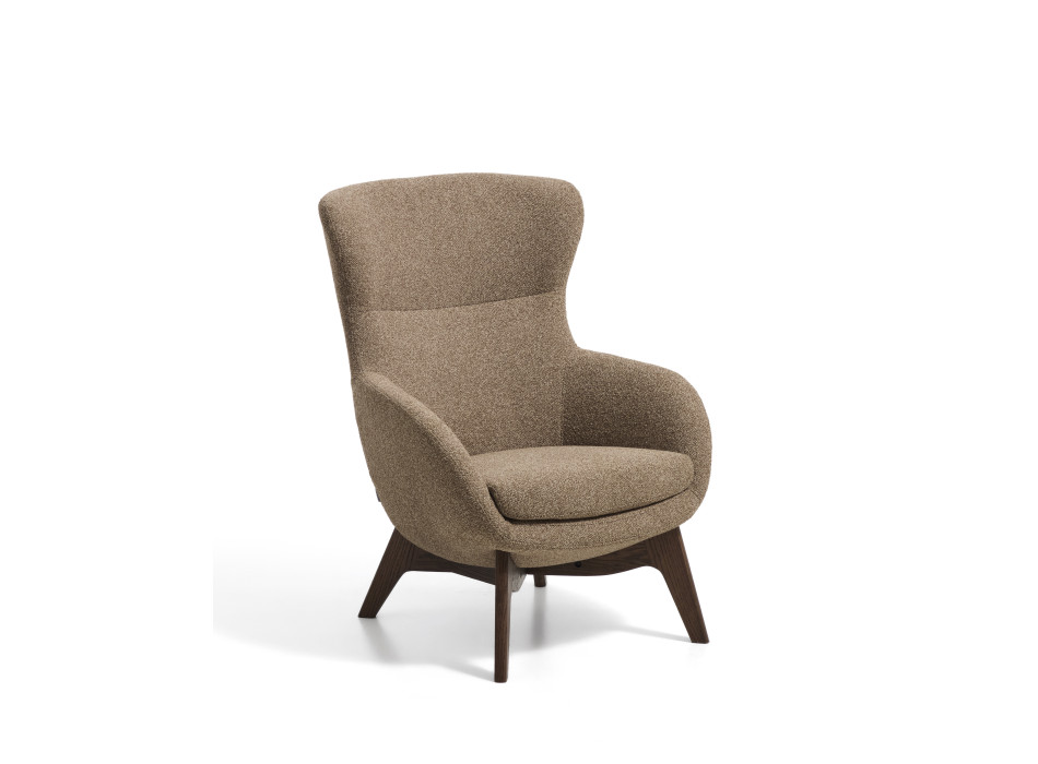 Adiran armchair in thick chenille