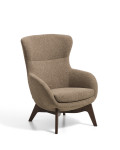 Adiran armchair in thick chenille