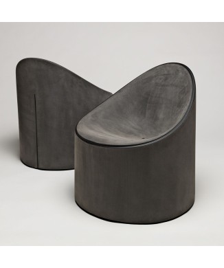 BAY MOLESKIN ARMCHAIR SERRALUNGA