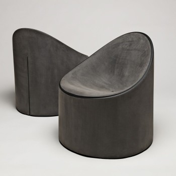 BAY MOLESKIN ARMCHAIR SERRALUNGA