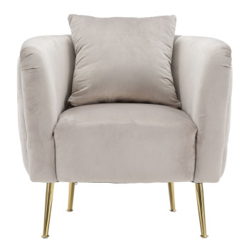 GRAY BUCHAREST ARMCHAIR