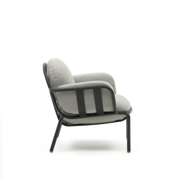 Joncols outdoor armchair in painted aluminum