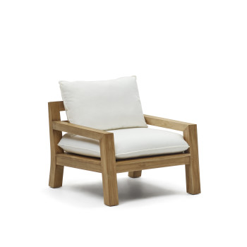 Forcanera armchair in solid teak wood