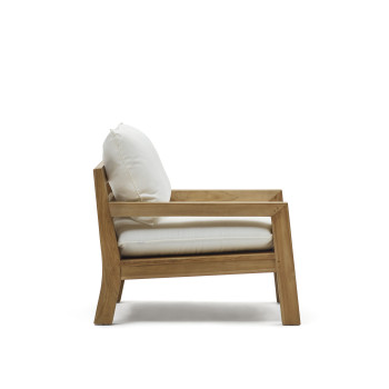 Forcanera armchair in solid teak wood