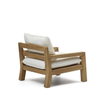 Forcanera armchair in solid teak wood