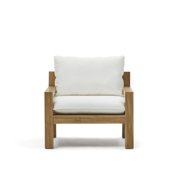 Forcanera armchair in solid teak wood