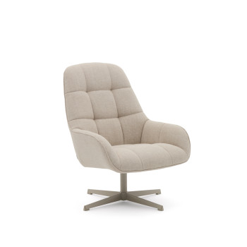 Jaspe swivel armchair