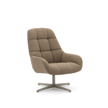 Jaspe swivel armchair