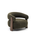 Granite chenille armchair