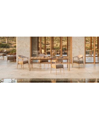 Upholstered armchair AFRICA collection VONDOM