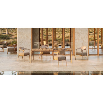 Upholstered armchair AFRICA collection VONDOM