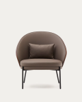 Eamy synthetic leather armchair THE SHAPE