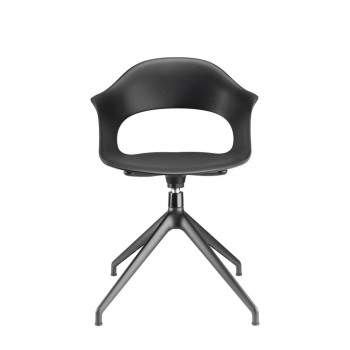 LADY B armchair with swivel trestle - SCAB