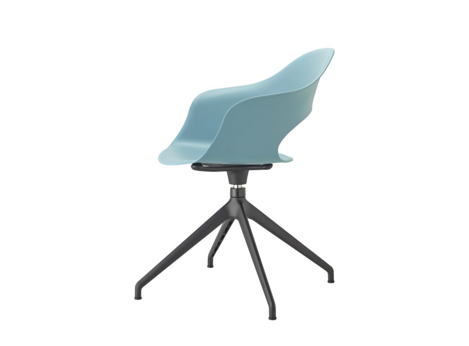 LADY B armchair with swivel trestle - SCAB