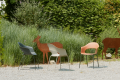 LADY B armchair with painted frame - SCAB