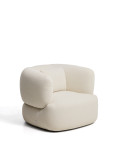Martina armchair with ecru chenille cushion FSC Mix Credit