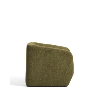 Milare armchair in chenille