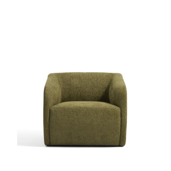 Milare armchair in chenille