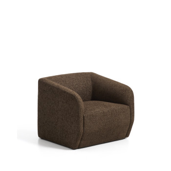Milare armchair in chenille