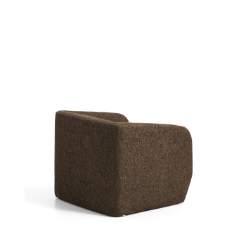 Milare armchair in chenille