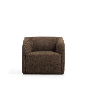 Milare armchair in chenille