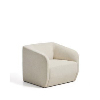 Milare armchair in chenille