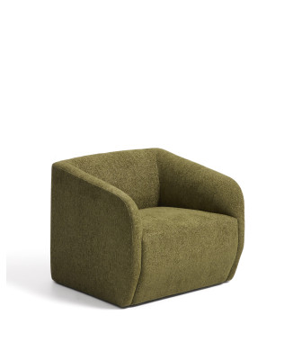 Milare armchair in chenille