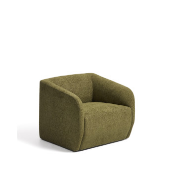Milare armchair in chenille