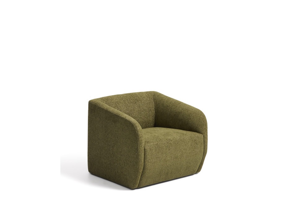Milare armchair in chenille