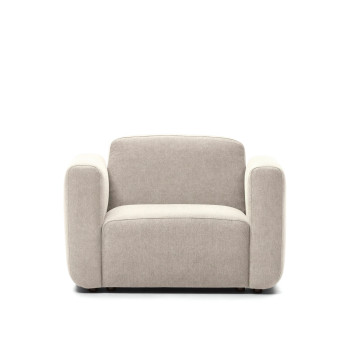 Neom modular armchair in beige FSC Mix Credit