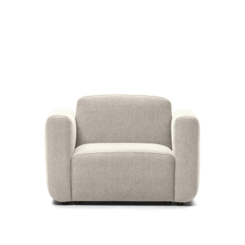 Neom modular armchair in beige FSC Mix Credit