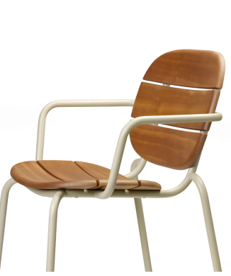 SI-SI' WOOD SCAB armchair