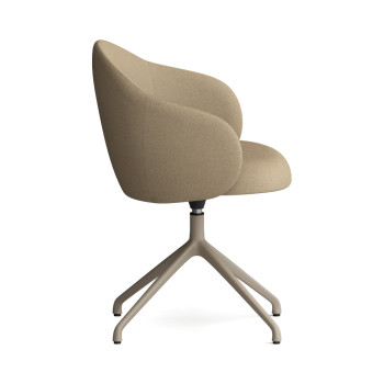 VOLTA armchair with Infiniti 4-star base