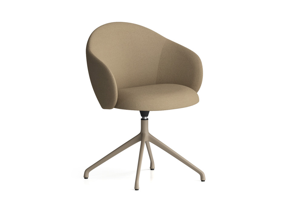 VOLTA armchair with Infiniti 4-star base