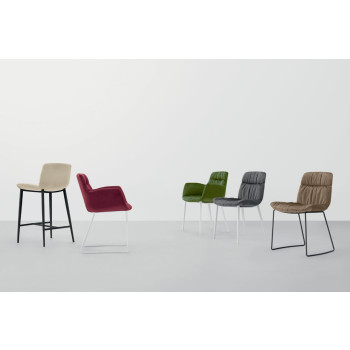 NEST Fabric Sled Chair - NITESCO