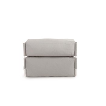 Square outdoor modular lounge sofa pouf