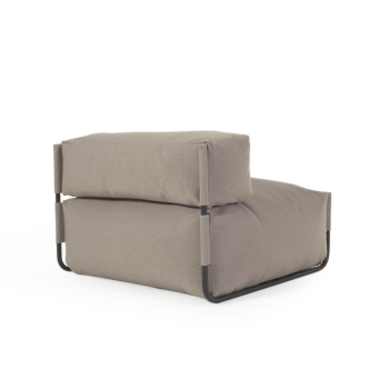 Square modular sofa pouf, green, 101 x 101 cm
