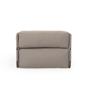 Square modular sofa pouf, green, 101 x 101 cm