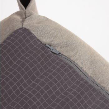 Square modular sofa pouf, green, 101 x 101 cm