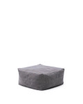 Vedell 100% PET pouf, dark blue, 60 x 60 x 30 cm