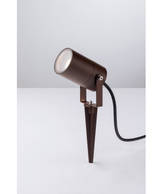 AKRON CORTEN PROJECTOR WITH STAKE 1XGU10 IP65 10X6CM