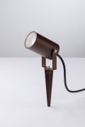 AKRON CORTEN PROJECTOR WITH STAKE 1XGU10 IP65 10X6CM