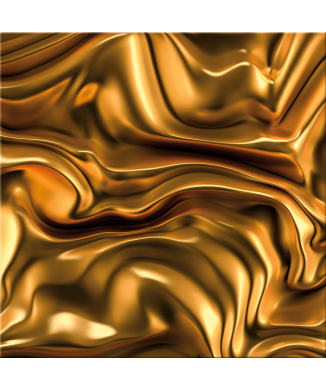 3D painting GOLDEN WAVES G4722 PINTDECOR