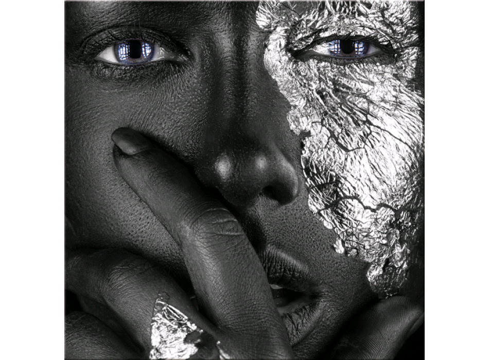 Picture BLACK SILVER G4864 PINTDECOR