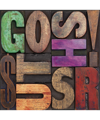 Framework TYPOGRAPHICAL CHARACTERS G2188 PINTDECOR